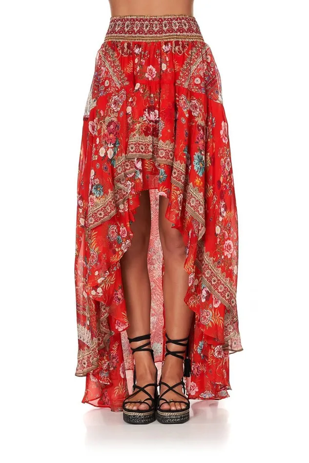 Women Skirts Camilla Skirt With Double Layer Hem Cameos Can Can