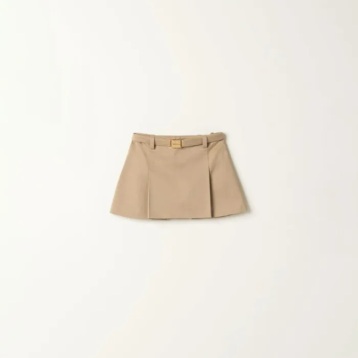 Women Skirts Miu Miu Chino Miniskirt Cord