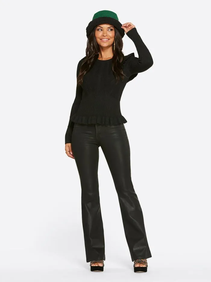 Women Skye Sweater In Black Jessica Simpson Tops and Tees