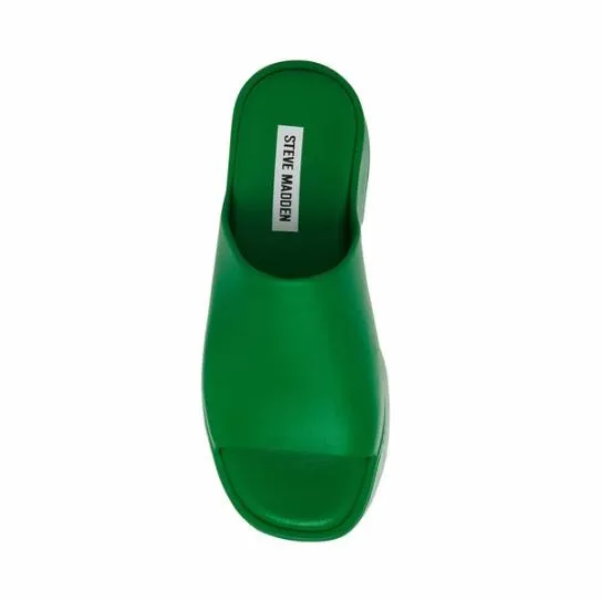 Women SLINKYJ GREEN Green Steve Madden Sandals Women SLINKYJ GREEN Green Steve Madden Sandals