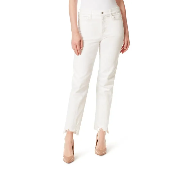 Women Spotlight High Rise Straight Jeans In White Jessica Simpson Denim
