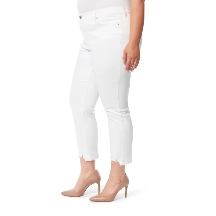 Women Spotlight High Rise Straight Jeans In White Jessica Simpson Denim