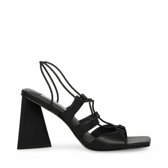 Women SPUNKY BLACK Black Steve Madden Heels