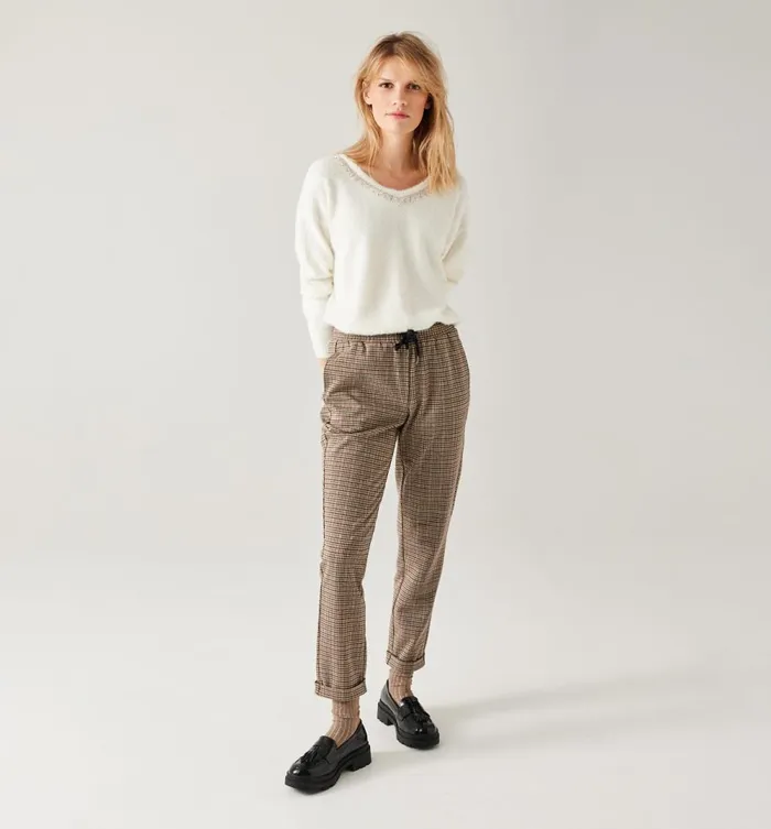 Women Strass Detail Jumper 8211 Ecru Promod Jumpers And Cardigans Women Strass Detail Jumper 8211 Ecru Promod Jumpers And Cardigans