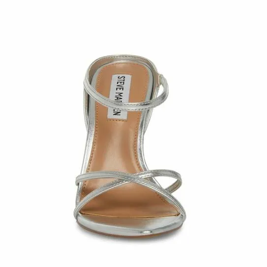 Women STUNNER SILVER Silver Steve Madden Heels Women STUNNER SILVER Silver Steve Madden Heels