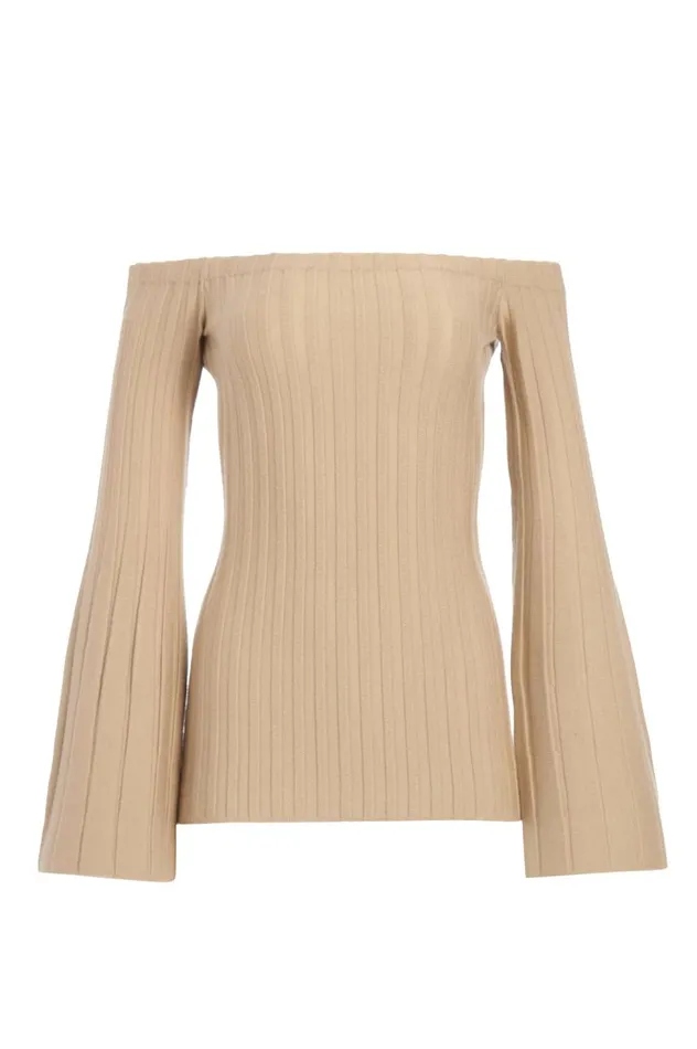 Women Sweaters and Turtlenecks Gabriela Hearst Nelson Knit Sweater In Hay Merino Wool Cashmere Women Sweaters and Turtlenecks Gabriela Hearst Nelson Knit Sweater In Hay Merino Wool Cashmere