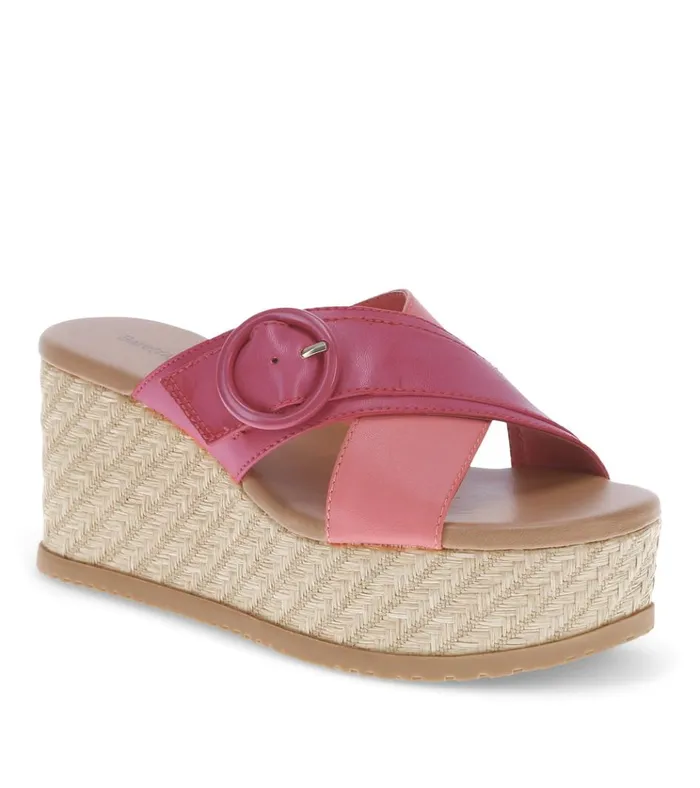 Women Sydney Wedge Sandal Pink Punch Baretraps Wedge Sandals