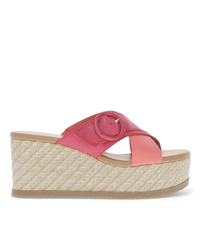 Women Sydney Wedge Sandal Pink Punch Baretraps Wedge Sandals