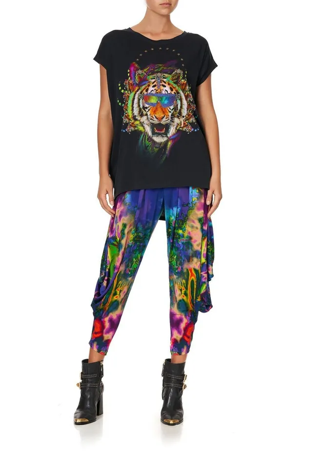 Women Tees Camilla Extended Sleeve Tee Acid Abbey