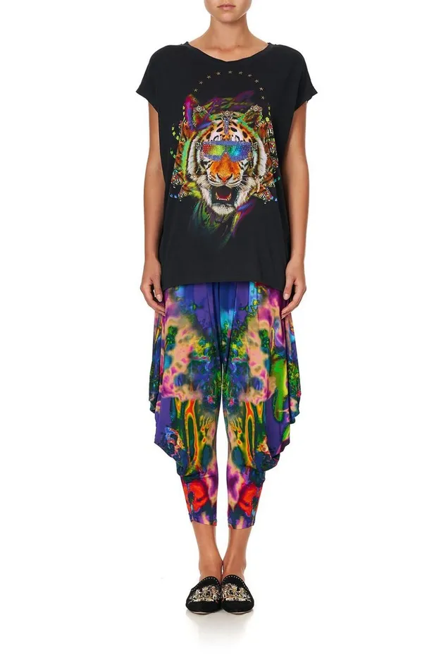 Women Tees Camilla Extended Sleeve Tee Acid Abbey