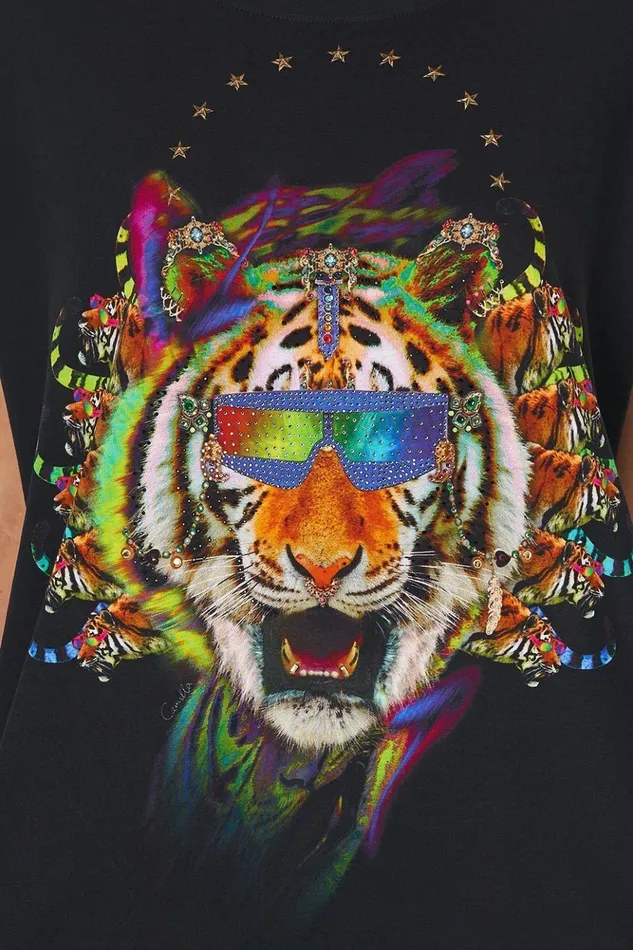 Women Tees Camilla Extended Sleeve Tee Acid Abbey