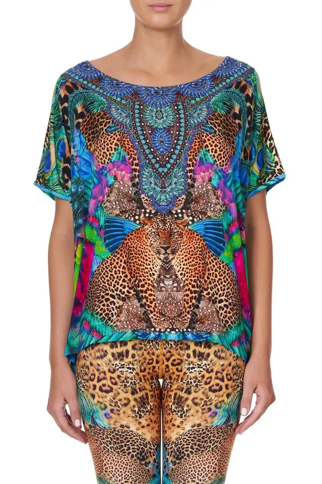 Women Tees Camilla Loose Fit Round Neck Tee Mother Xanadu