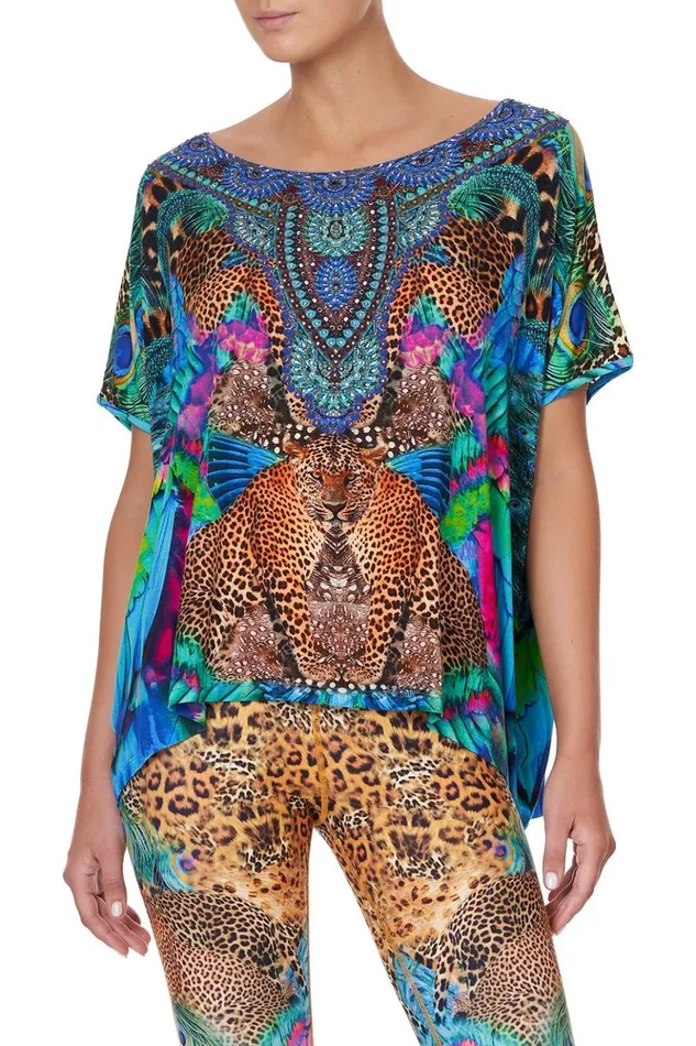 Women Tees Camilla Loose Fit Round Neck Tee Mother Xanadu