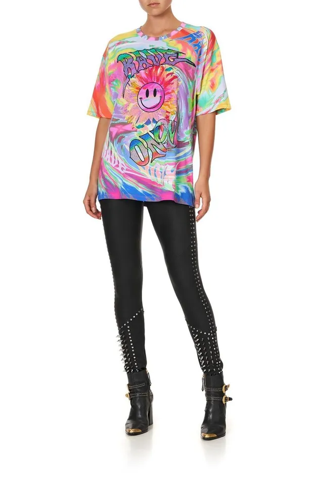 Women Tees Camilla Oversize Band Tee Trance Temptation