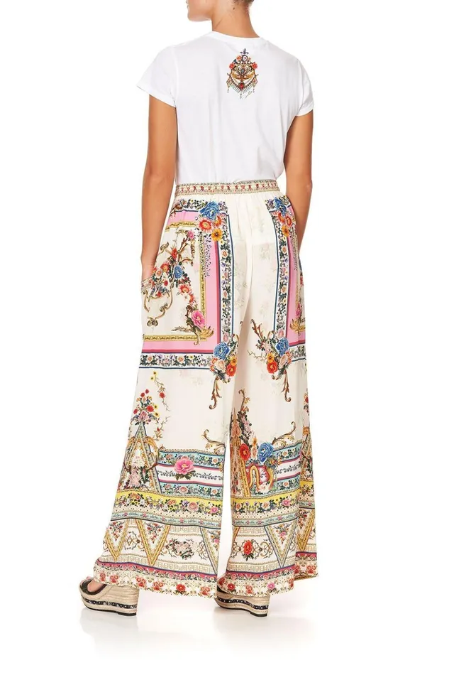 Women Tees Camilla Slim Fit Round Neck TShirt Party In The Palace