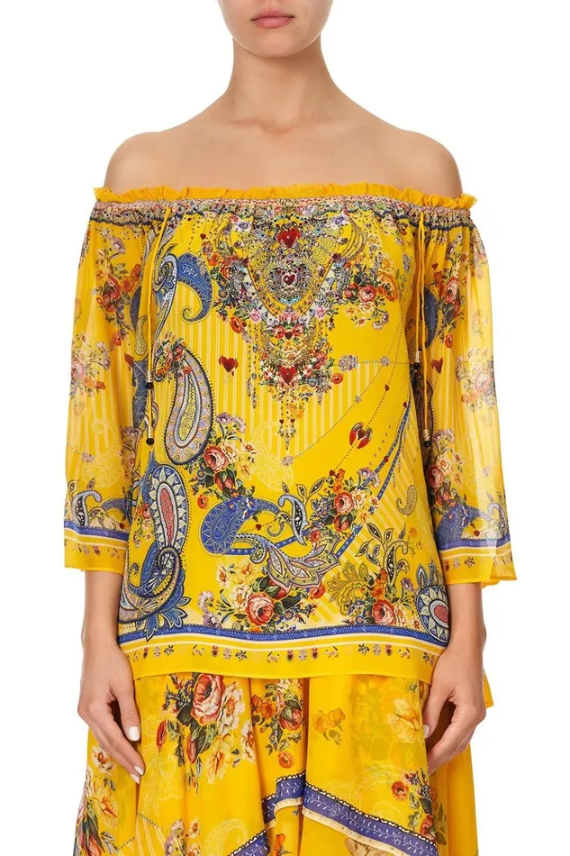 Women Tops Camilla Off Shoulder Flare Blouse Own Muse