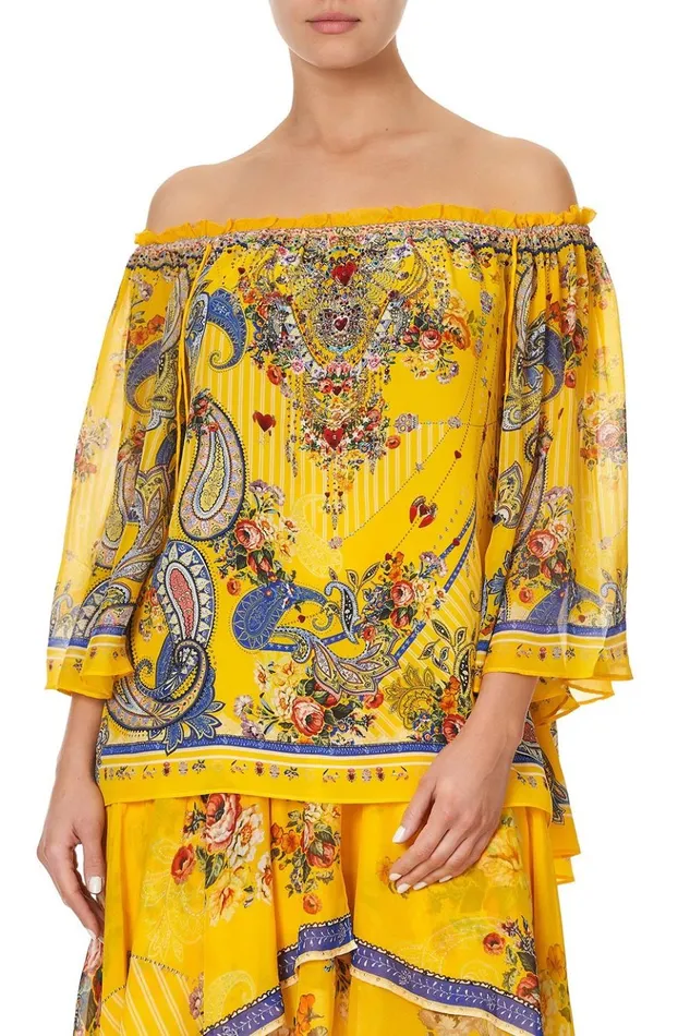 Women Tops Camilla Off Shoulder Flare Blouse Own Muse