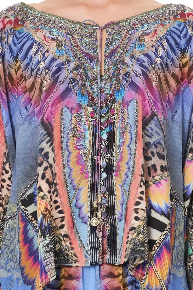 Women Tops Camilla Raglan Sleeve Button Up Top Love On The Wing