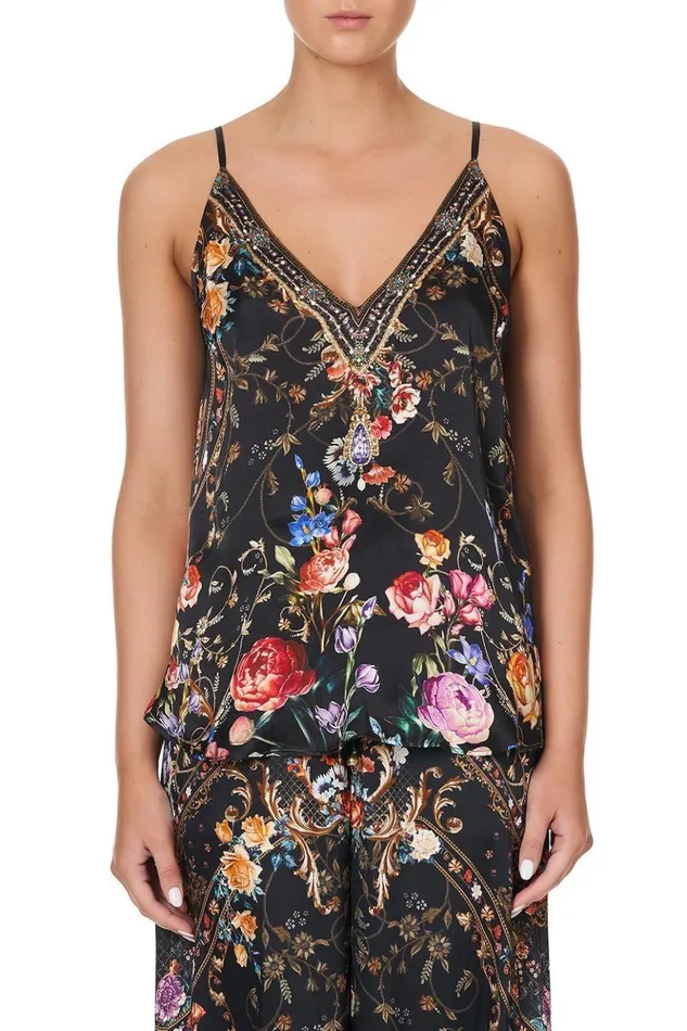 Women Tops Camilla V Neck Cami Blushing Manor