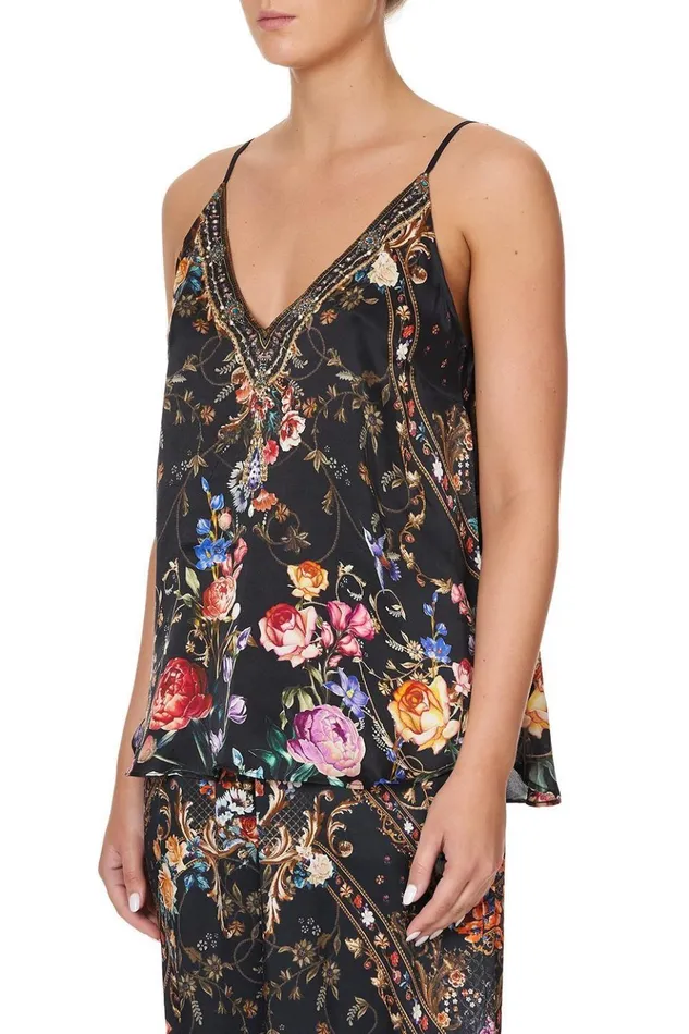 Women Tops Camilla V Neck Cami Blushing Manor