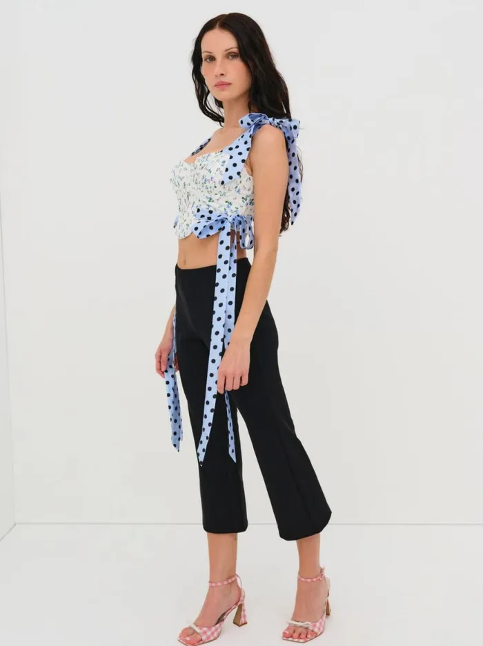 Women Tops For Love and Lemons Eugene Corset Top Blue Women Tops For Love and Lemons Eugene Corset Top Blue