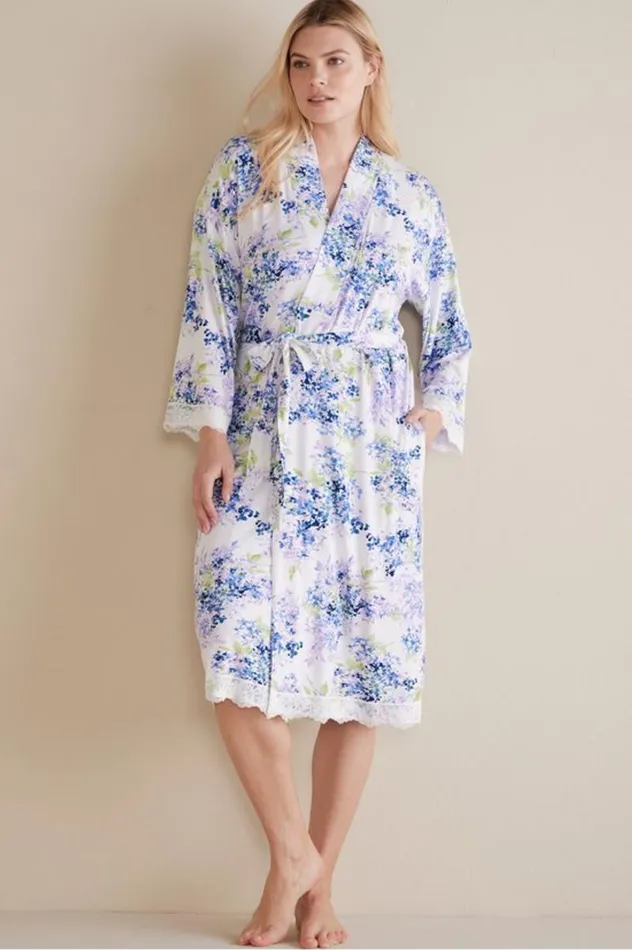 Women Tranquility Bamboo Robe Spring Paisley Soft Surroundings Sleepwear and Lounge Women Tranquility Bamboo Robe Spring Paisley Soft Surroundings Sleepwear and Lounge