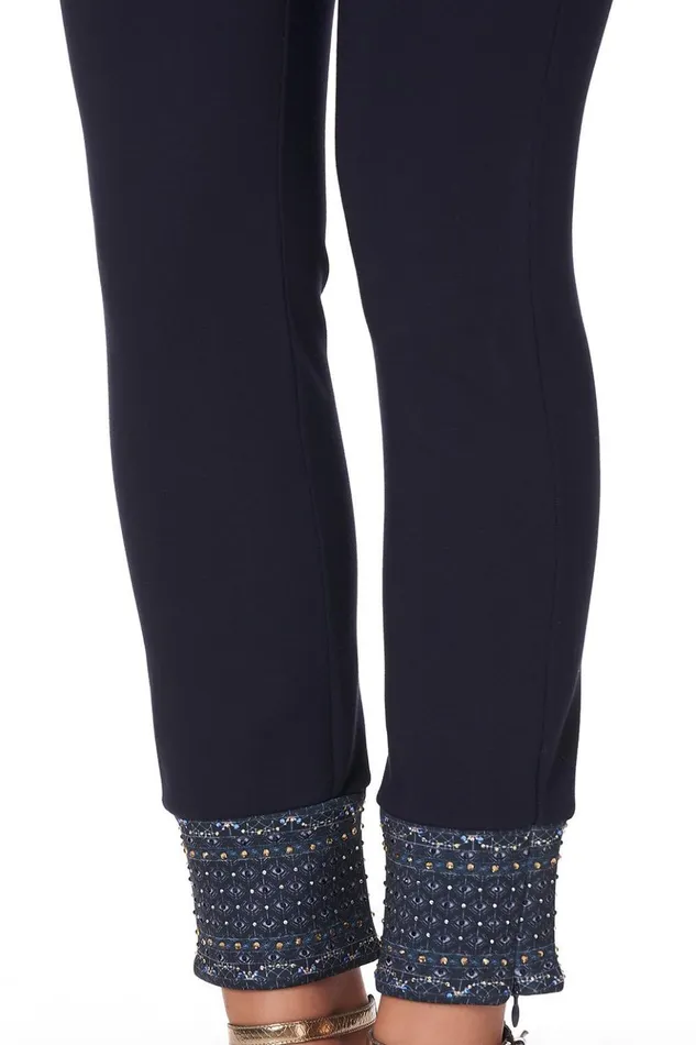 Women Trousers and Leggings Camilla Leggings With Contrast Cuff Its A Sign