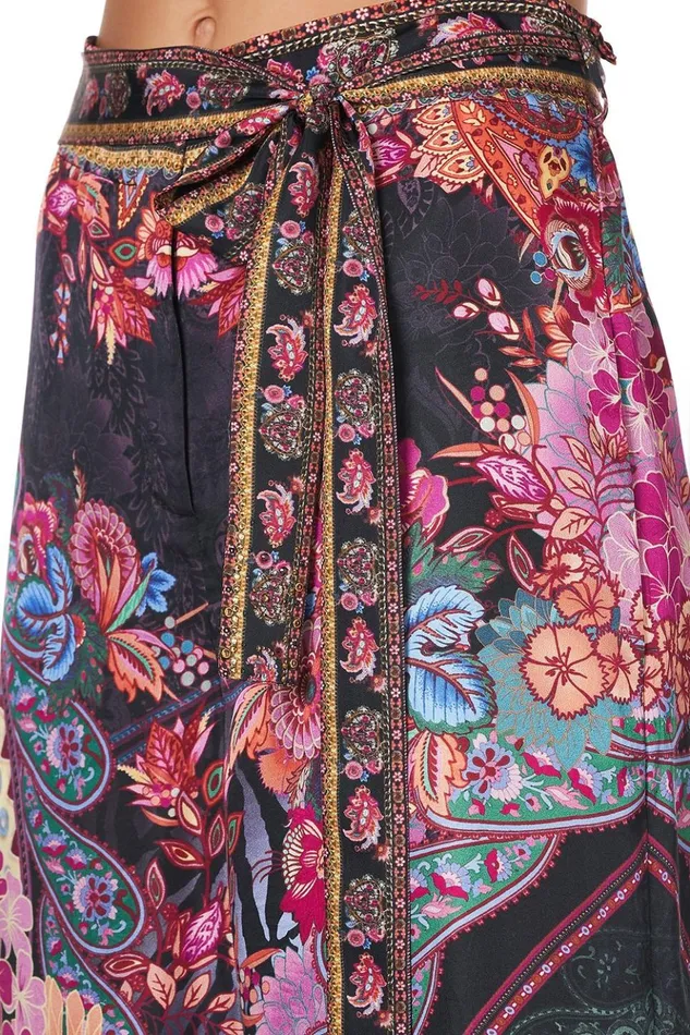 Women Trousers and Leggings Camilla Paperbag Waist Wide Leg Pant Swinging Sixties