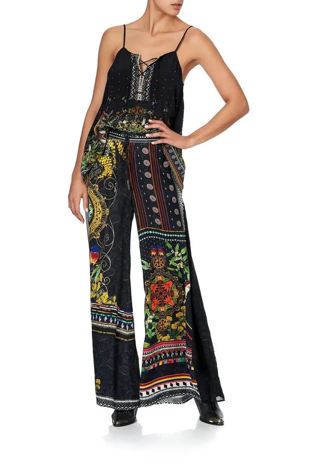 Women Trousers and Leggings Camilla Soft Pant With Godets Blackheath Betty