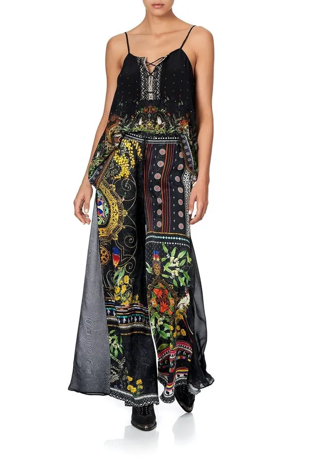 Women Trousers and Leggings Camilla Soft Pant With Godets Blackheath Betty