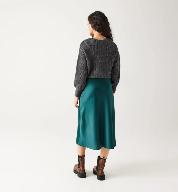 Women VNeck Ribbed Jumper 8211 Dark Grey Promod Jumpers And Cardigans Women VNeck Ribbed Jumper 8211 Dark Grey Promod Jumpers And Cardigans