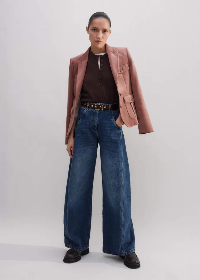 Women Velvet Jacket Smoke Pink MEEM