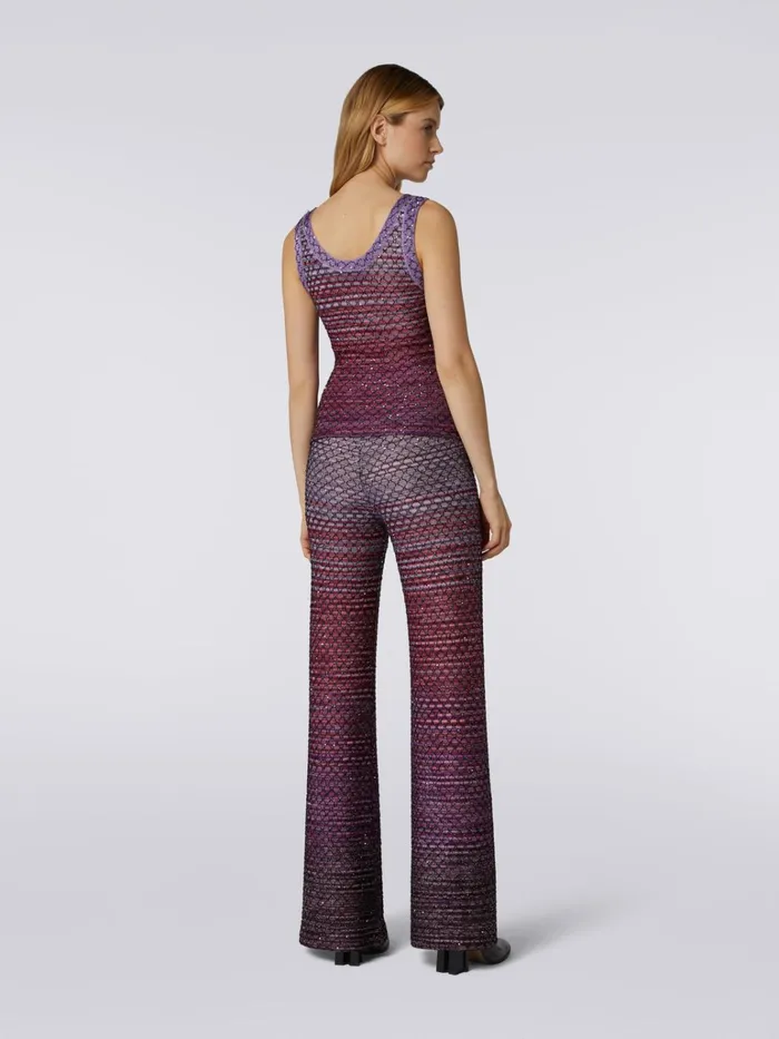 Women Viscose Blend Tank Top With Sequins Red Missoni Tshirts And Tops Women Viscose Blend Tank Top With Sequins Red Missoni Tshirts And Tops
