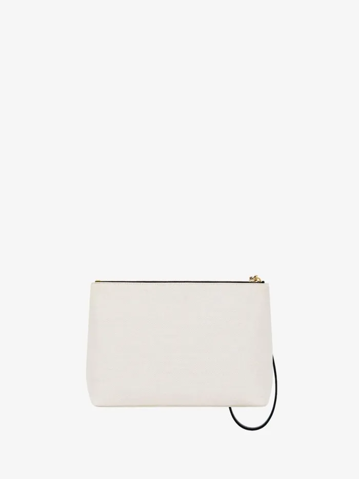 Women Wallets and Card Holders Givenchy GIVENCHY Pouch In Canvas Beigeblack