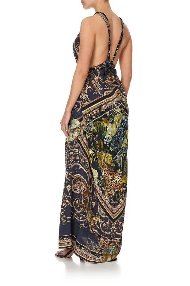 Women Wedding Guest Dresses Camilla Long Dress With Halter Neckline Seven Day Weekend