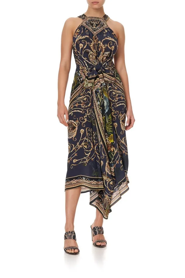 Women Wedding Guest Dresses Camilla Long Dress With Halter Neckline Seven Day Weekend