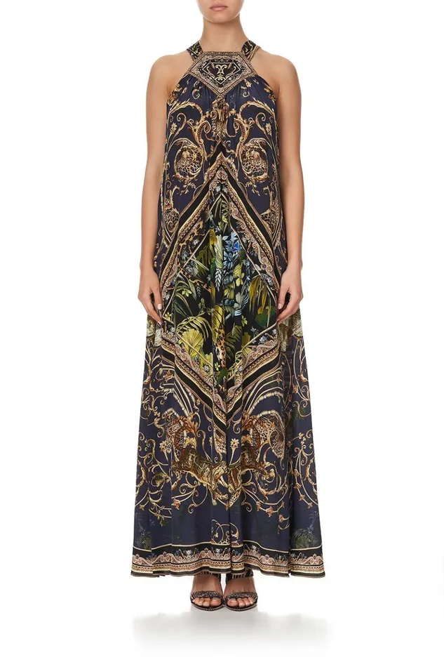Women Wedding Guest Dresses Camilla Long Dress With Halter Neckline Seven Day Weekend