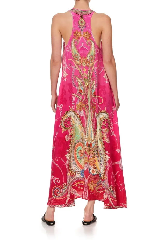 Women Wedding Guest Dresses Camilla V Neck Racerback Dress Rainbow Rhythm
