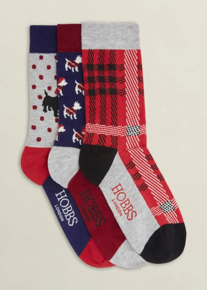 Women Westie Dog Sock Set Multi Hobbs Socks and Tights