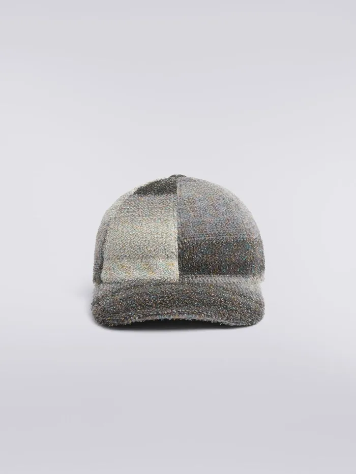 Women Wool And Cotton Blend Baseball Cap With Lurex Multicoloured Missoni Hats