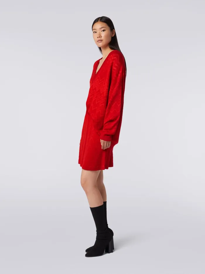 Women Wool And Viscose Chevron EnglishRibbed Skirt Red Missoni Skirts Women Wool And Viscose Chevron EnglishRibbed Skirt Red Missoni Skirts