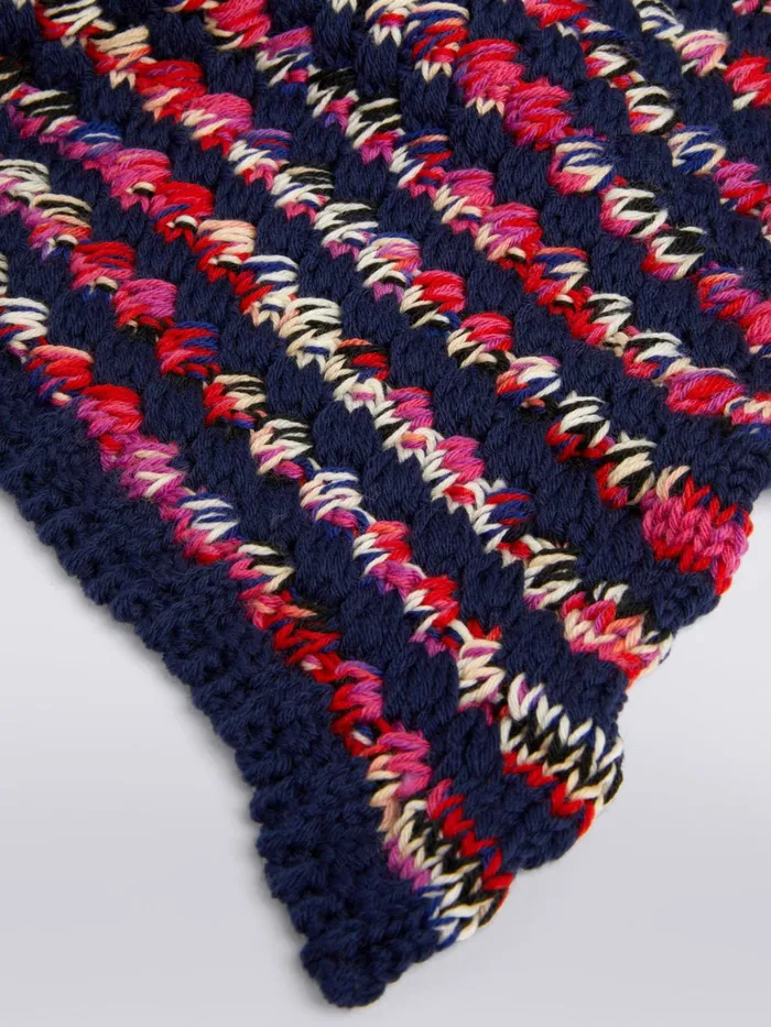 Women Wool Knit Scarf Multicoloured Missoni Scarves and Foulards Women Wool Knit Scarf Multicoloured Missoni Scarves and Foulards