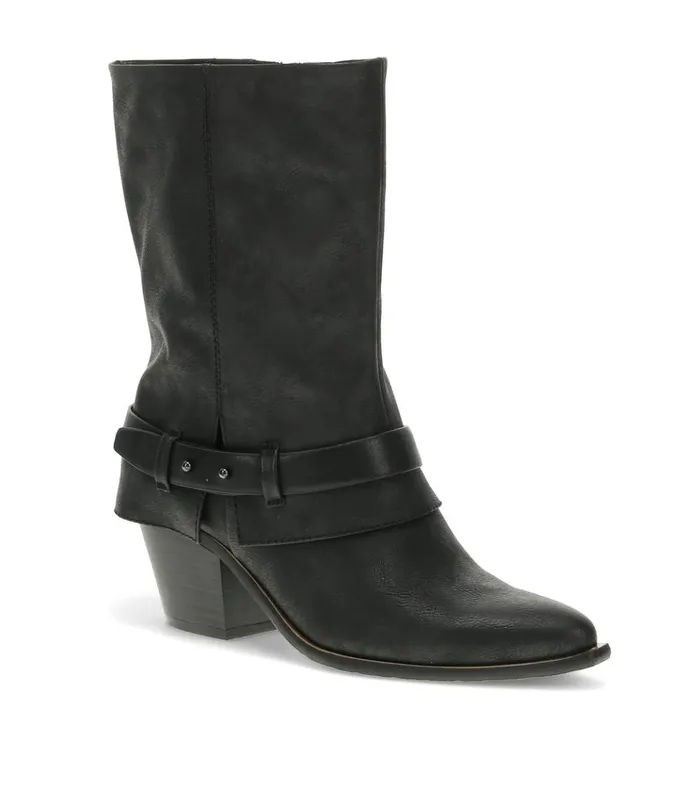 Women Yamura Midi Boot Black Baretraps Knee High Boots