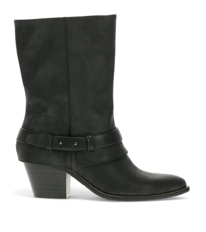 Women Yamura Midi Boot Black Baretraps Knee High Boots