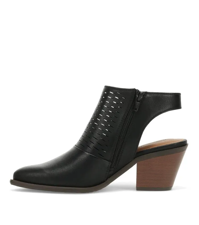 Women Yangley Block Heel Bootie Black Baretraps Booties