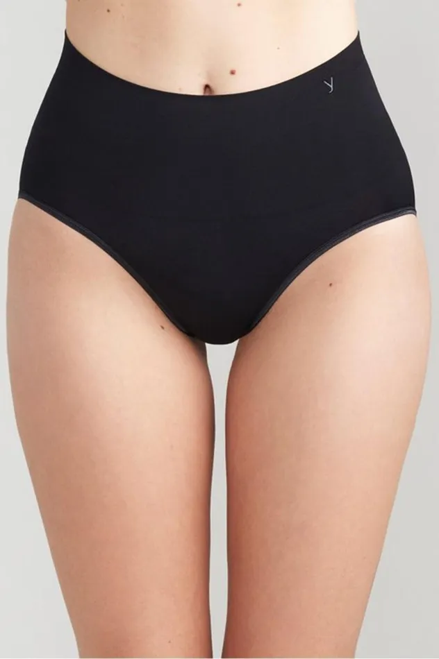 Women Yummie Everyday Brief Black Soft Surroundings Shapewear