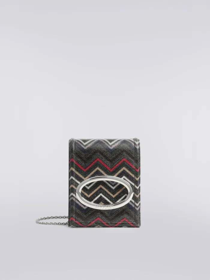 Women Zigzag Lam Viscose Shoulder Bag Multicoloured Missoni Bags