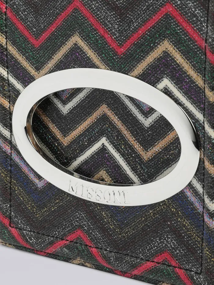 Women Zigzag Lam Viscose Shoulder Bag Multicoloured Missoni Bags Women Zigzag Lam Viscose Shoulder Bag Multicoloured Missoni Bags