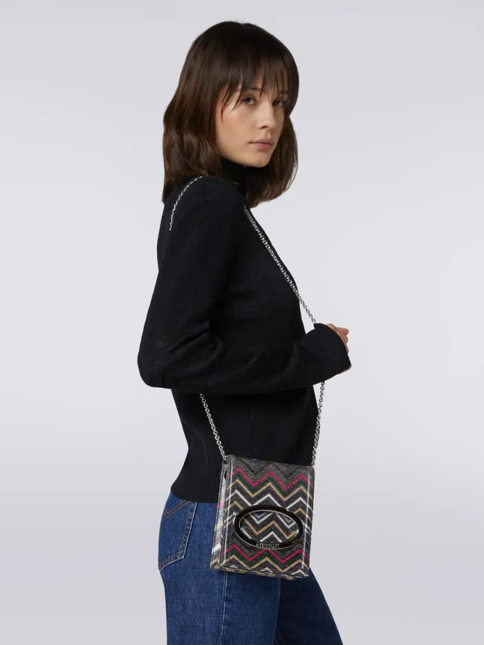 Women Zigzag Lam Viscose Shoulder Bag Multicoloured Missoni Bags Women Zigzag Lam Viscose Shoulder Bag Multicoloured Missoni Bags