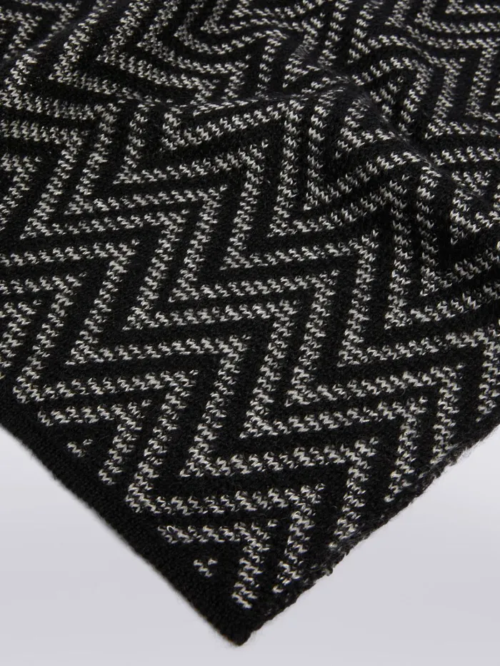 Women Zigzag Wool And Mohair Scarf Multicoloured Missoni Scarves and Foulards Women Zigzag Wool And Mohair Scarf Multicoloured Missoni Scarves and Foulards